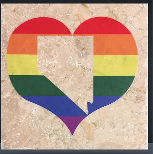 PRIDE HEART COASTER