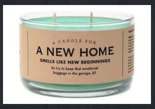 A NEW HOME CANDLE