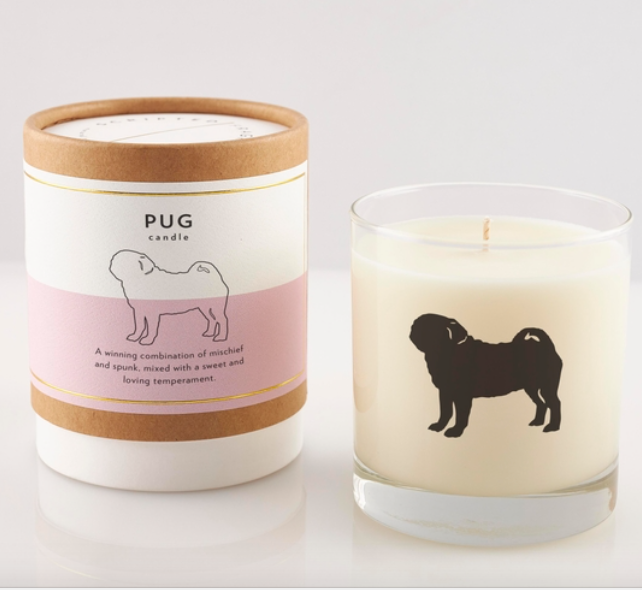 PUG DOG BREED SOY CANDLE