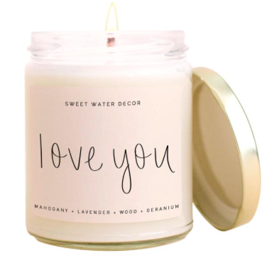 LOVE YOU SOY CANDLE