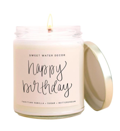 HAPPY BIRTHDAY SOY CANDLE