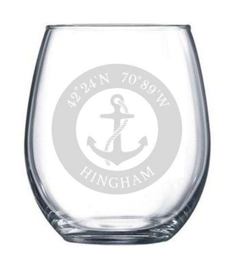 ANCHOR WINE GLASS - PLY COORDINATES