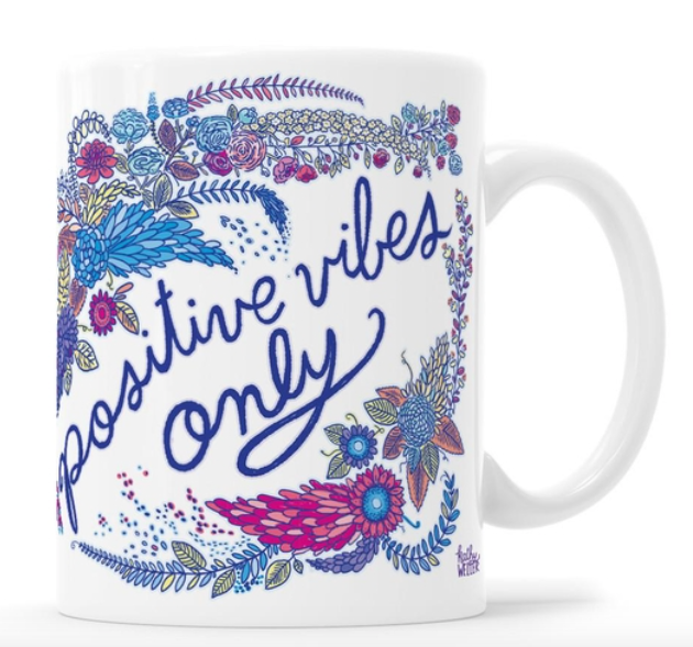 POSITIVE VIBES ONLY MUG