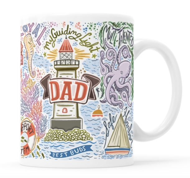 DAD OCEAN - THEMED MUG