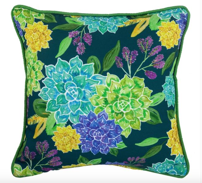 SUCCULENTS OUTDOOR PILLOW