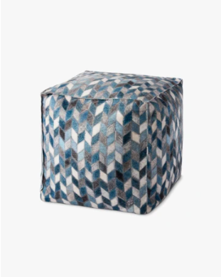 GREY MULTI POUF