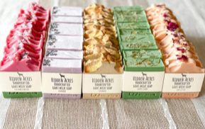 CUCUMBER MELON GOAT MILK SOAP