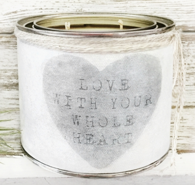 LOVE WITH YOUR WHOLE HEART SOY CANDLE