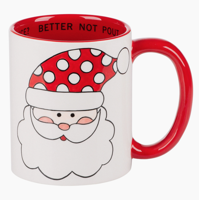 SANTA BE GOOD FOR GOODNESS SAKE MUG