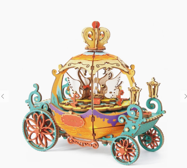3D PUMPKIN CARRIAGE-MUSIC BOX