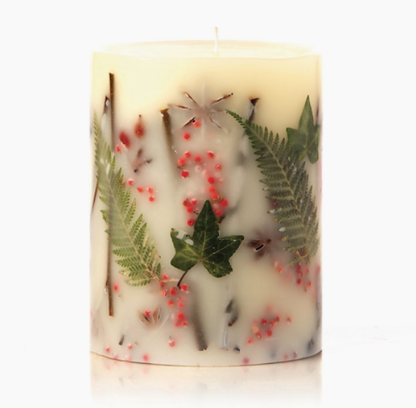 RED CURRANT AND CRANBERRY SMALL ROUND BOTANICAL CANDLE