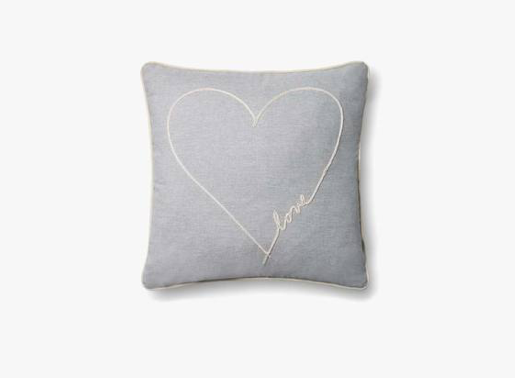 LOVE - GREY PILLOW