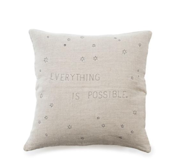 EVERYTHING IS POSSIBLE PILLOW