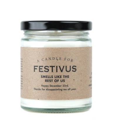FESTIVUS HOLIDAY CANDLE