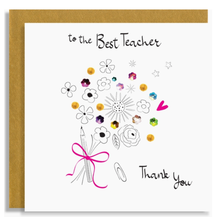 THANK YOU TEACHER CARD