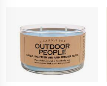 OUTDOOR PEOPLE CANDLE