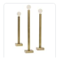 BARCLAY BRASS TABLE LAMP-LG