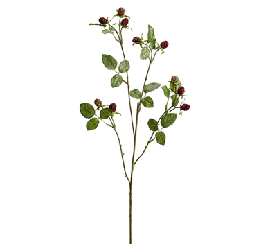 GLITTERED RASPBERRY SPRAY -31"