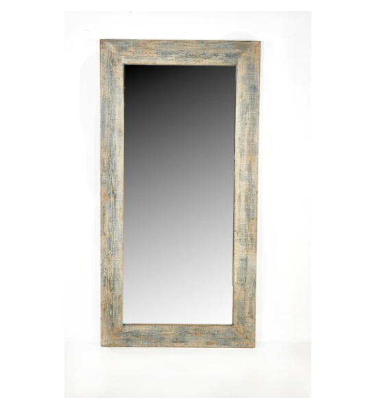 SANTA BARBARA LEANER MIRROR -ANTIQUEGREY