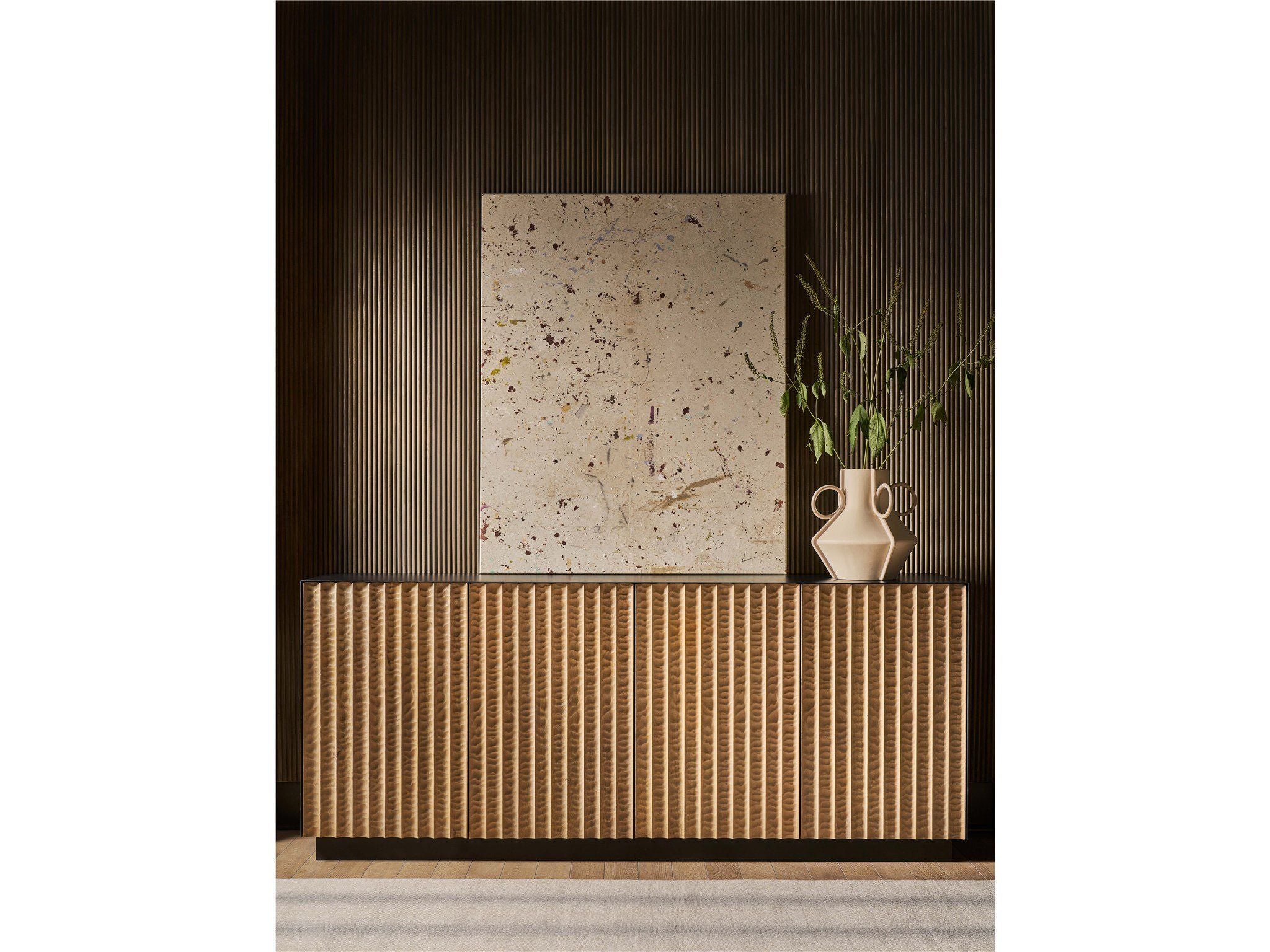 Modern - Noir Credenza - Light Brown