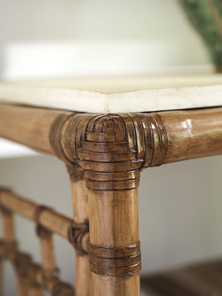 Key Biscayne - Sailfish Console Table - Light Brown
