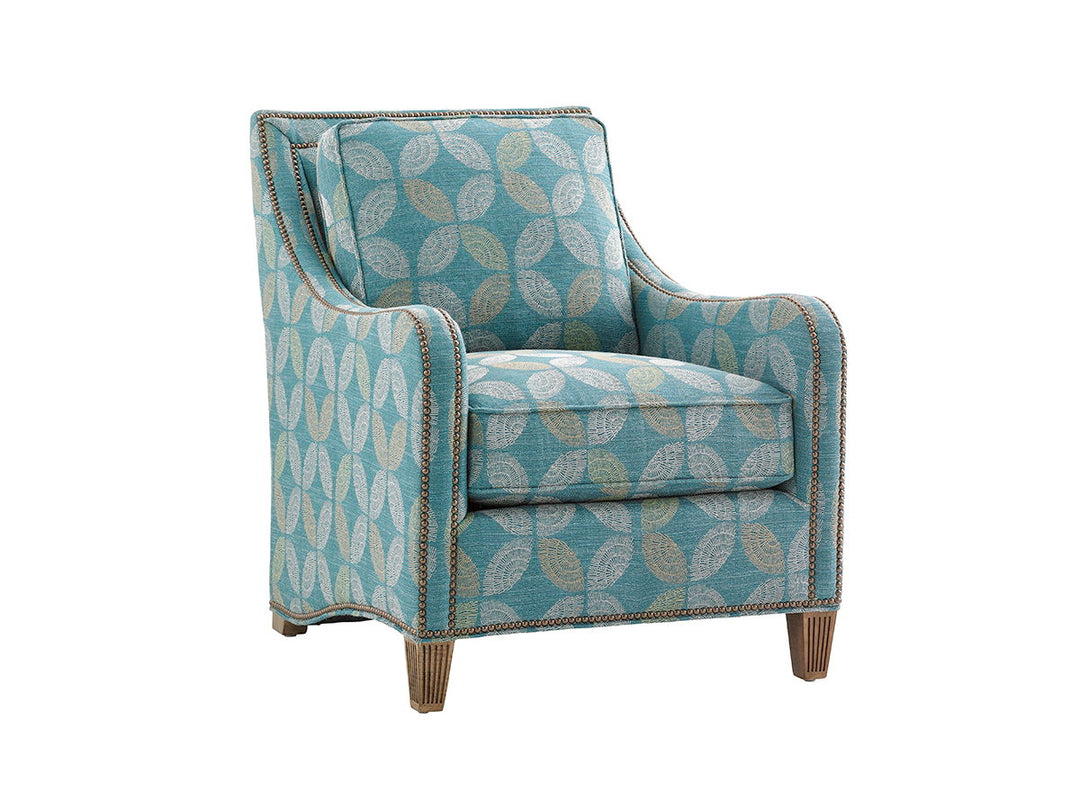 Royal Kahala - Koko Chair - Dark Red / Light Brown