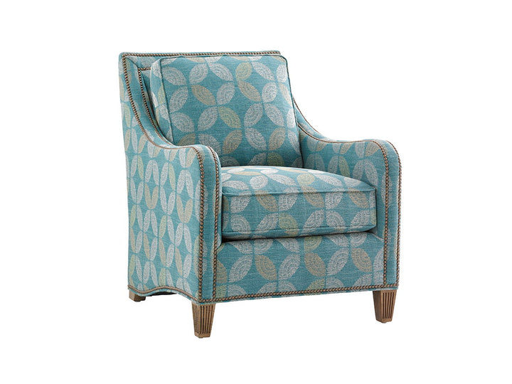 Royal Kahala - Koko Chair - Dark Red / Light Brown