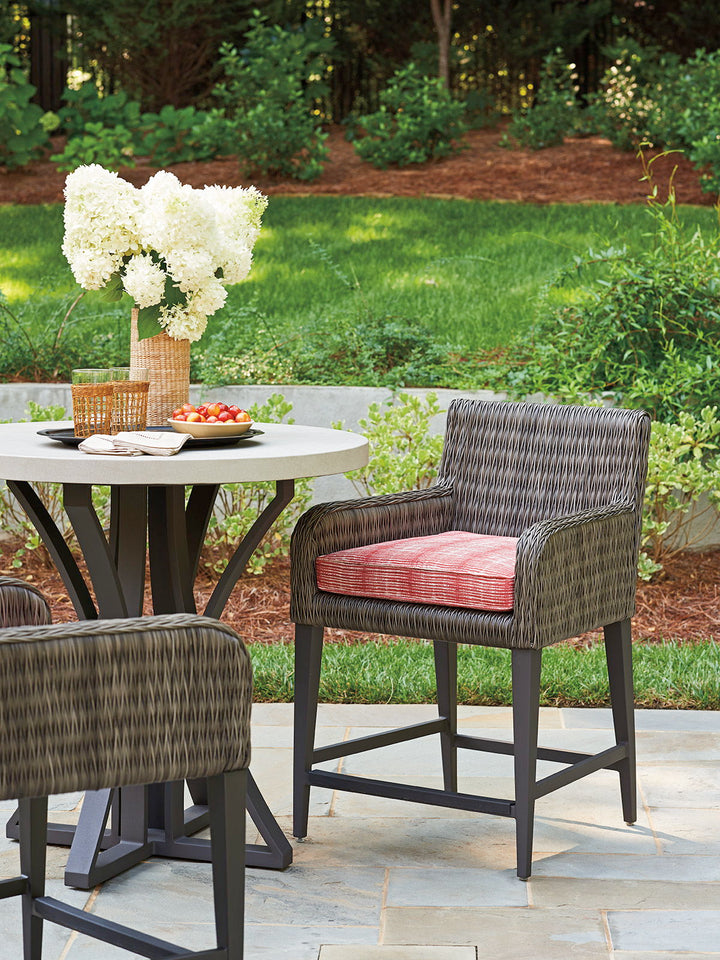 Cypress Point Ocean Terrace - Bistro Table - Dark Brown