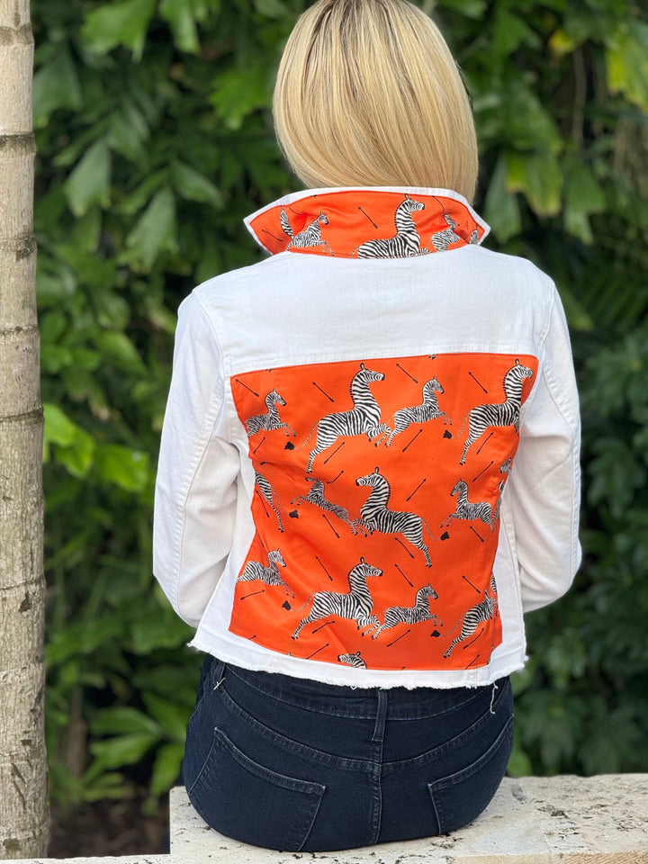 The White Denim Jacket / Lots of Zebras