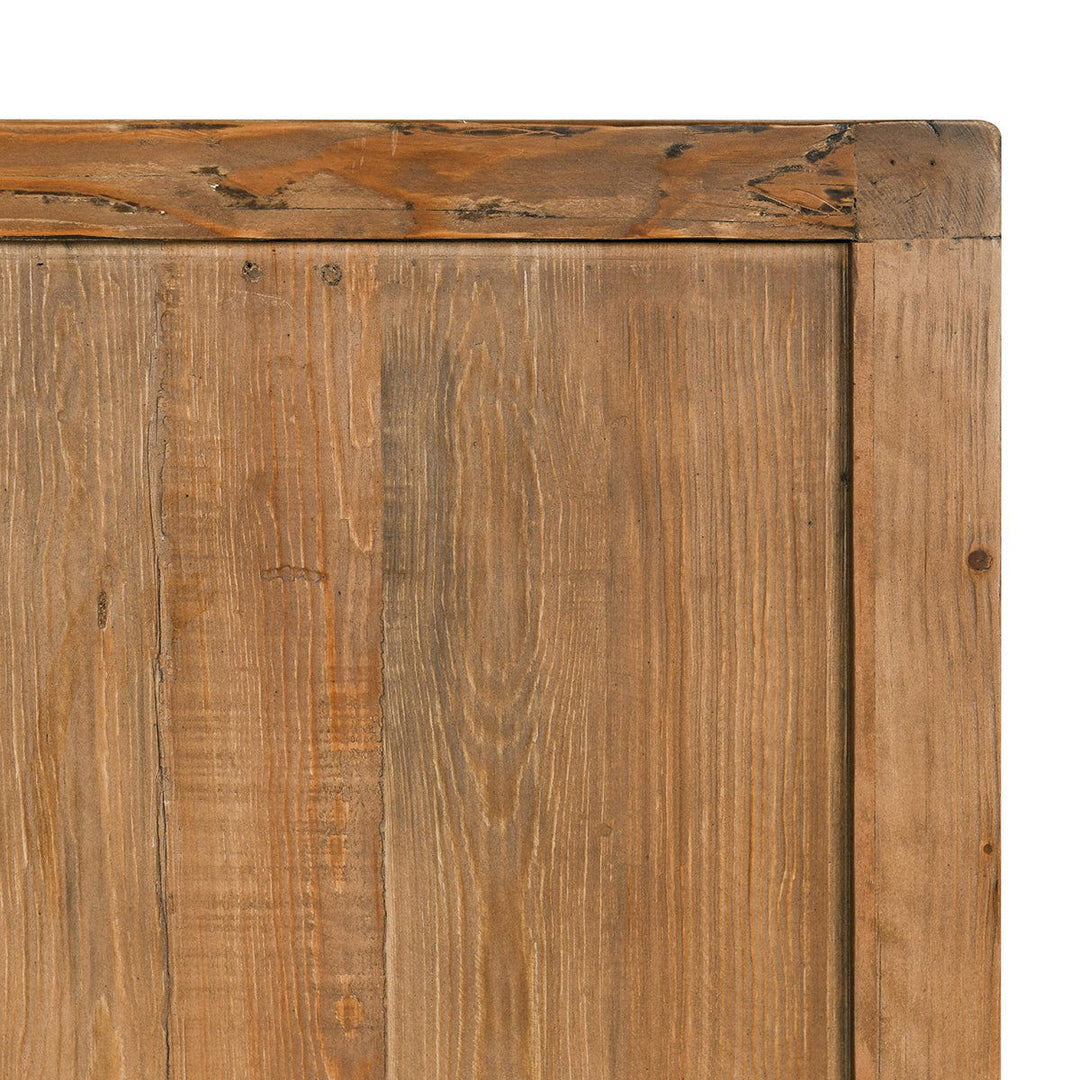 Bast - Pine Wood 4 Door Cabinet