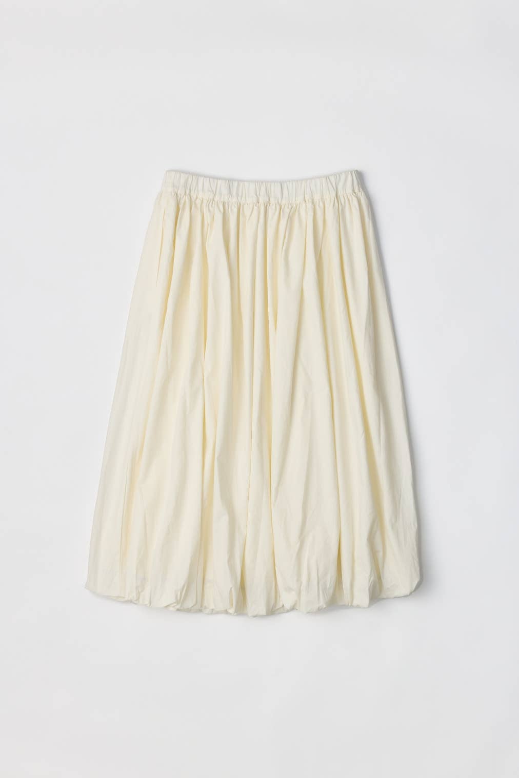The Bella Skirt | Midi Bubble Skirt: BLACK / SMALL