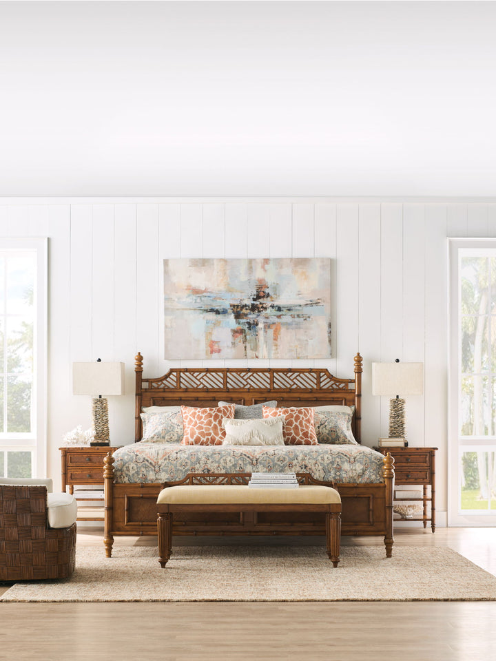Island Estate - Ginger Island Bedside Chest - Dark Brown