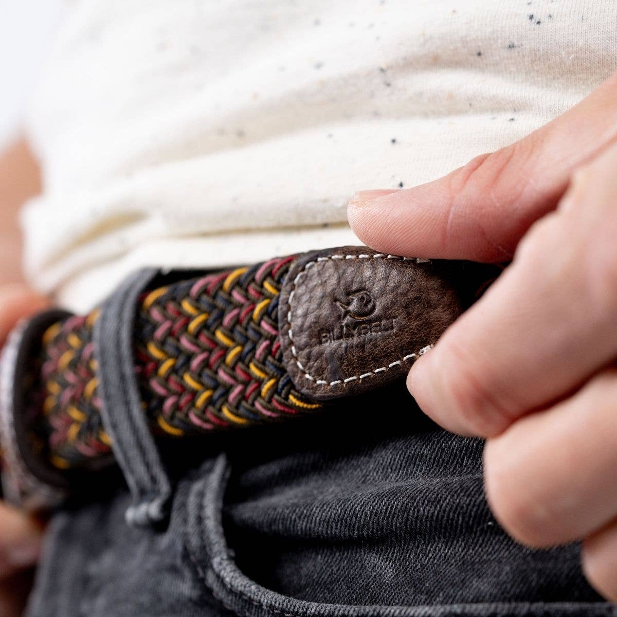Caracas elastic braided belt: Size 1