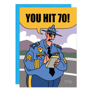 You Hit 70! 70th Birthday Card - 9480
