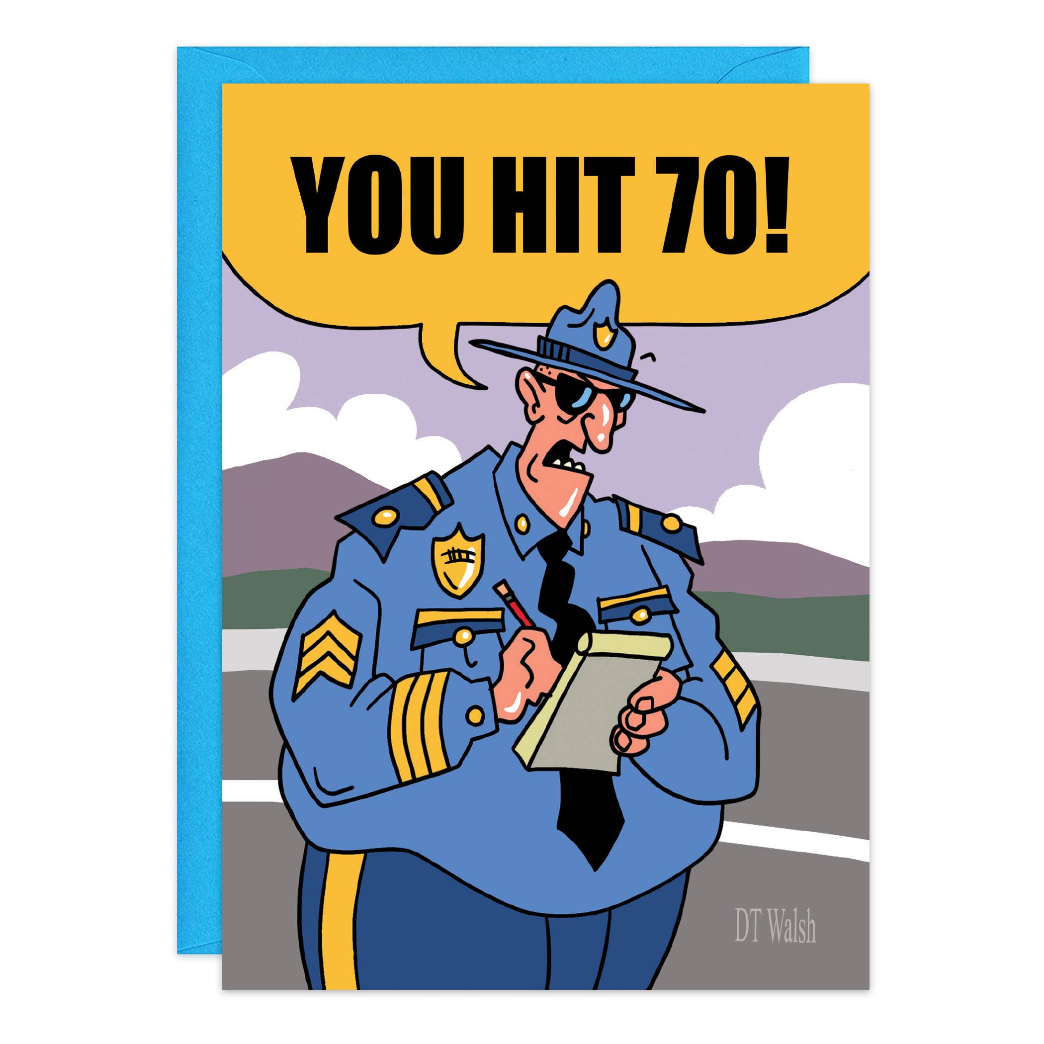 You Hit 70! 70th Birthday Card - 9480