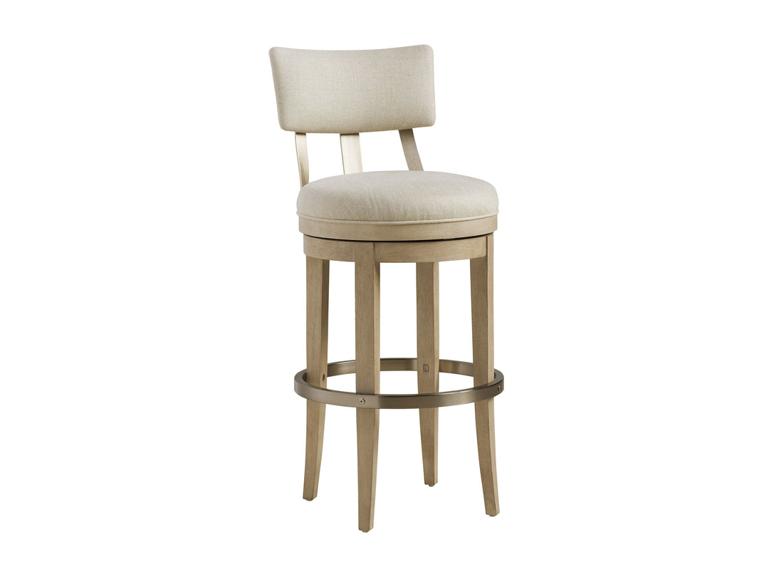 Malibu - Cliffside Swivel Upholstered Stool