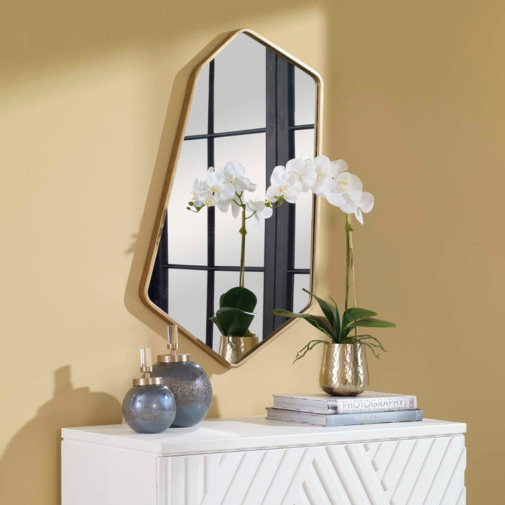 Linneah - Large Mirror - Gold