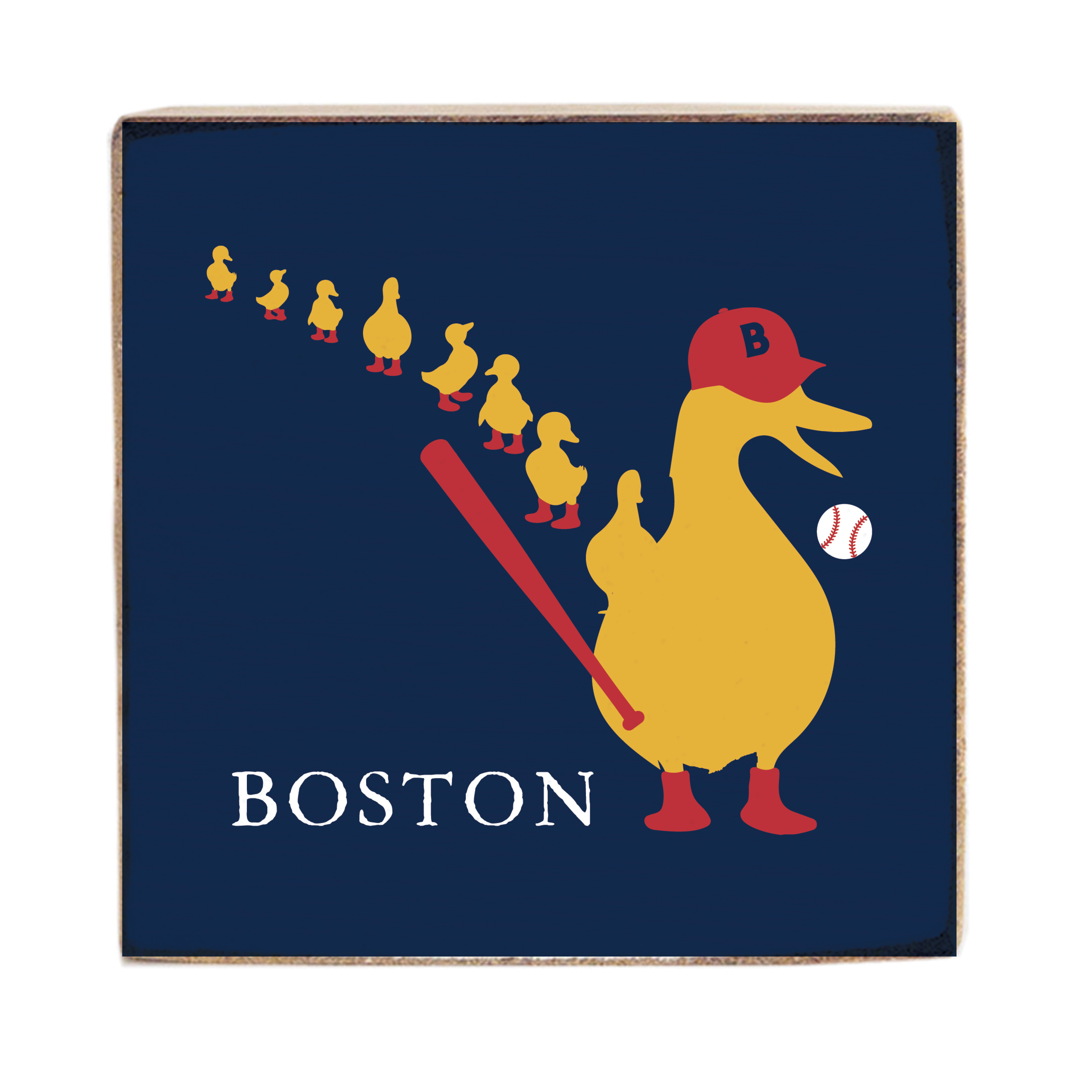 Boston Ducklings Sox Block Sign
