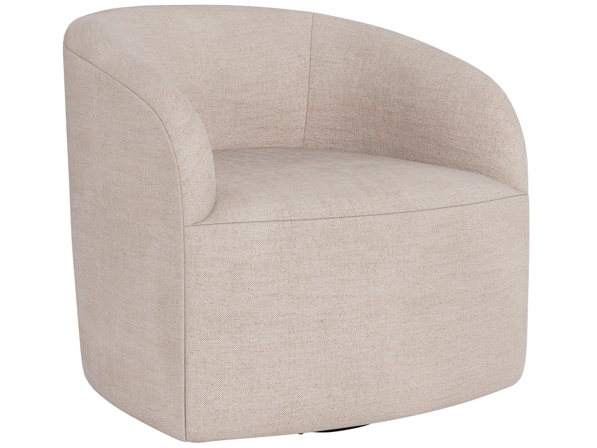 Tranquility-Miranda Kerr Home - Exhale Swivel Chair, Special Order - Beige