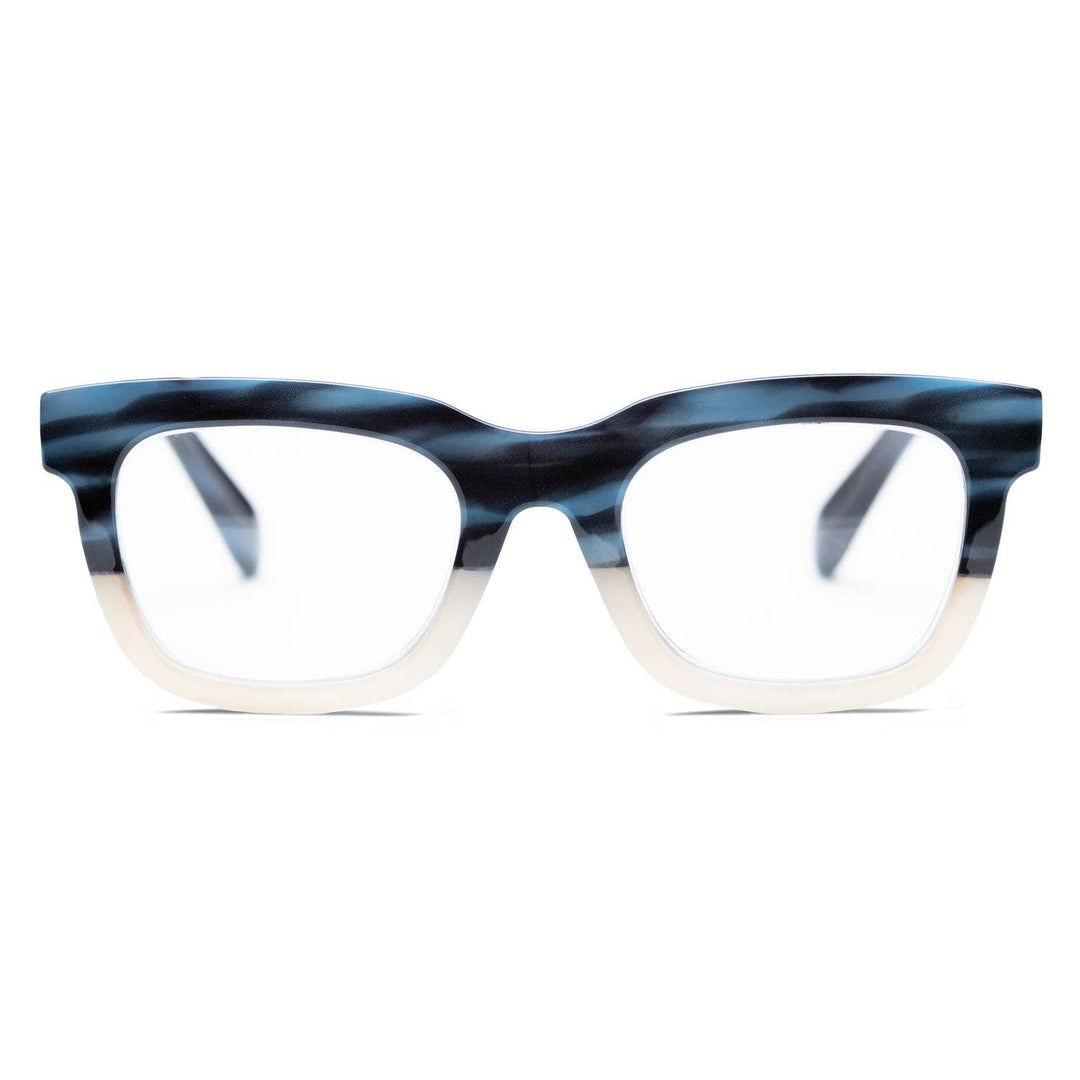 SKYLAR | Midnight Blue / Ivory | Blue Light Blocking: 1.25