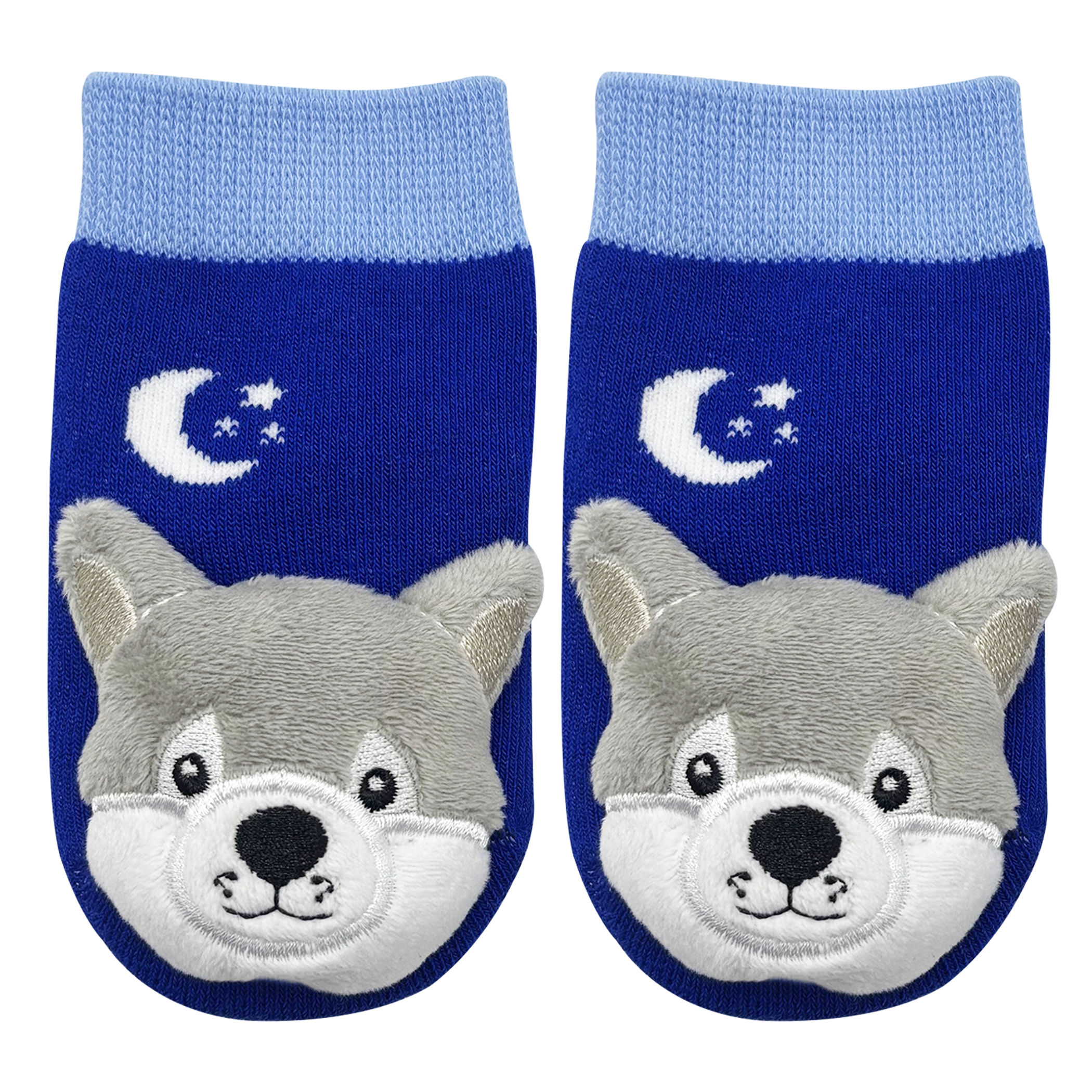 Baby Wolf Boogie Toes Rattle Socks: 0-1Y