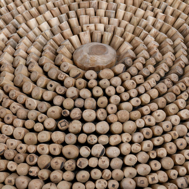 Cyrus - Square Coffee Table - Natural / Black