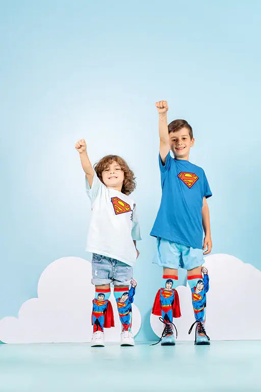 SUPERMAN SOCKS: Kids & Adults Age 6 - 99