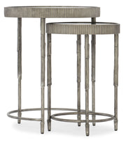 Home Accent - Accent Nesting Tables - Pearl Silver