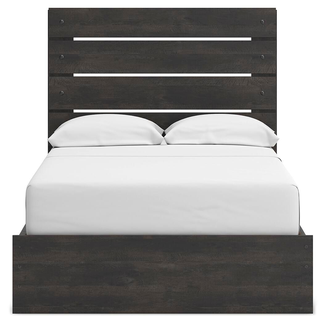 Hollivern - Panel Bed With Storage