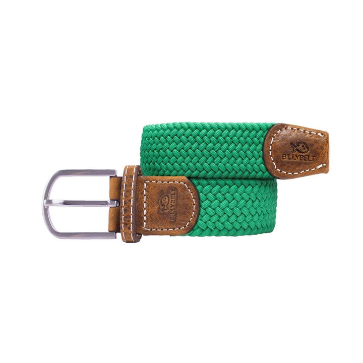 Golf green elastic braided belt: Size 0