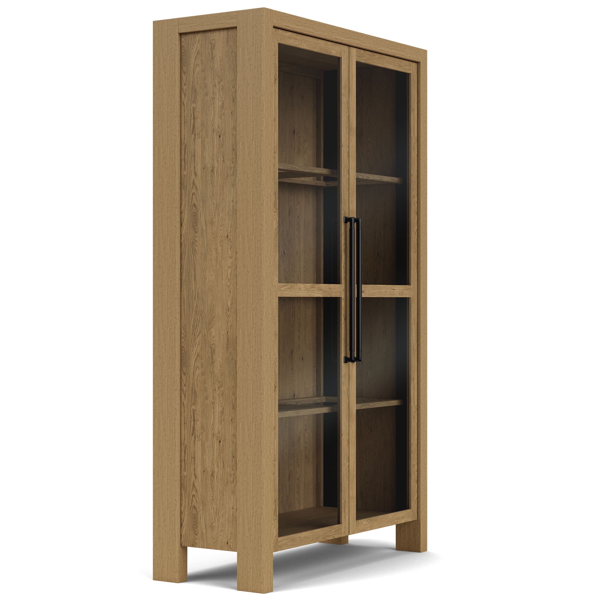 Davie - Display Cabinet - Light Brown