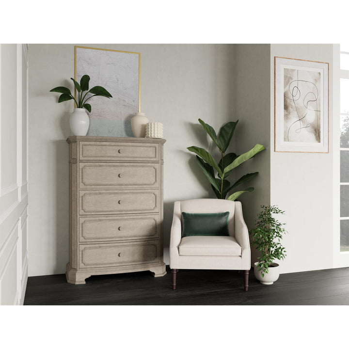 Kensington - Five Drawer Chest - Beige