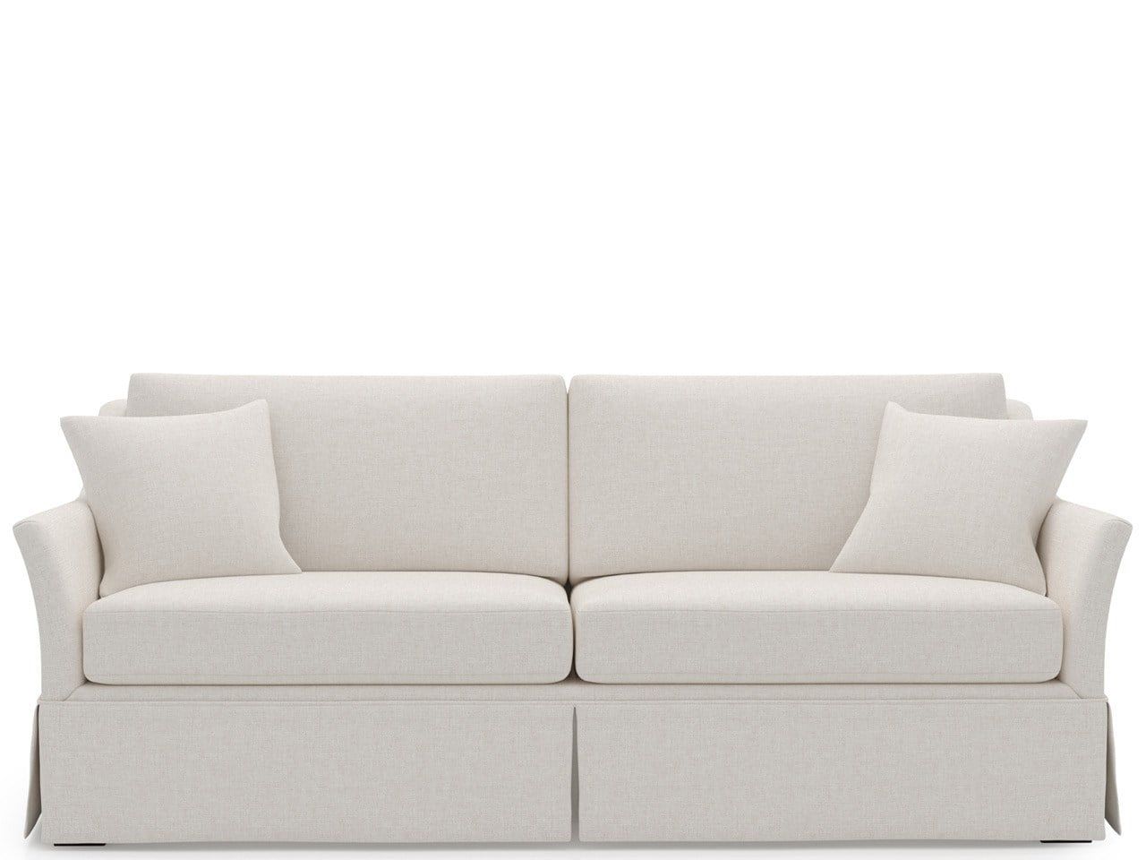 Madison - Skirted Apartment Sofa, Special Order - White