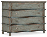 Alfresco - Costiere Chest - Light Blue / Light Brown